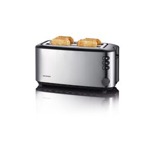 Severin Toaster »Automatik-Langschlitz 2509«, 2 lange Schlitze, für 4... schwarz/silberfarben Größe