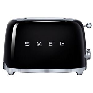 SMEG TSF01BLEU - Toaster - Schwarz/Edelstahl