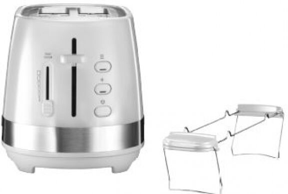 DeLonghi CTLA 2103.W - Toaster - Weiss/Edelstahl