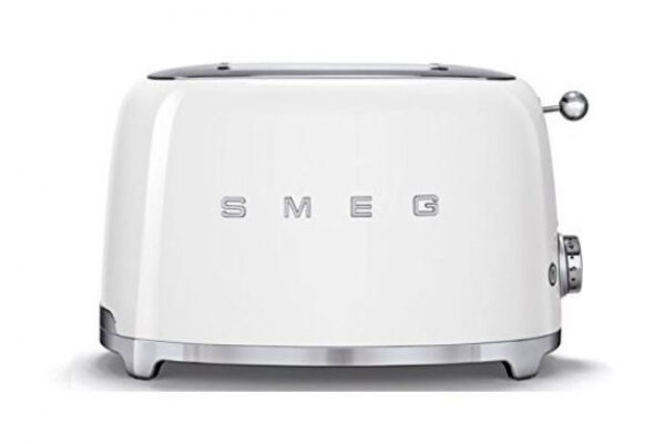 SMEG TSF01WHEU - Toaster - Weiss/Edelstahl