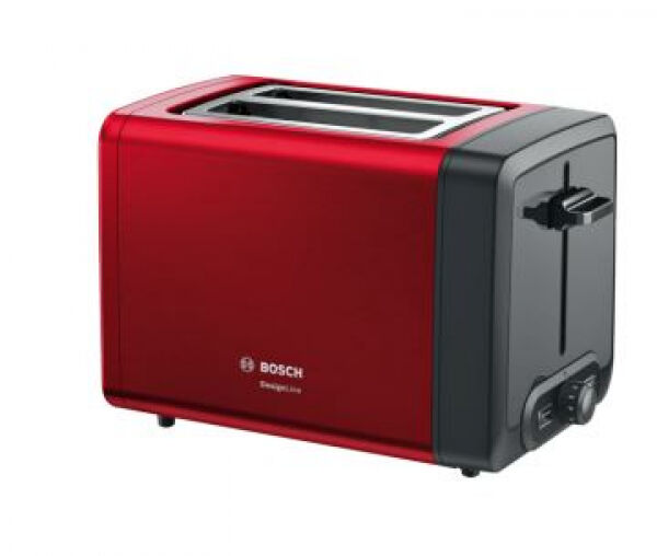 Bosch TAT4P424DE - DesignLine Toaster für 2 Scheiben - Rot
