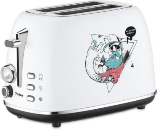 Trisa Street Art Toaster - Weiss