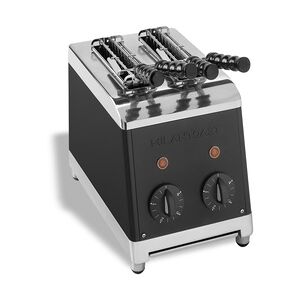 MilanToast - Toaster 2 Zangen SCHWARZ 220-240 V 50/60 Hz 1,37 kW