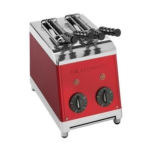 MilanToast - Toaster 2 Zangen ROT 220-240 V 50/60 Hz 1,37 kW