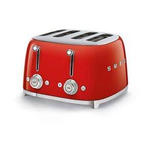 SMEG TSF03RDEU Toaster 4 Scheibe(n) 2000 W Rot