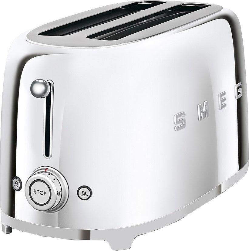 SMEG Toaster "TSF02SSEU" silberfarben (edelstahl hochglanz poliert) 2-Scheiben-Toaster