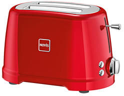 Novis Iconic Line Toaster T2, Zweischlitztoaster, rot