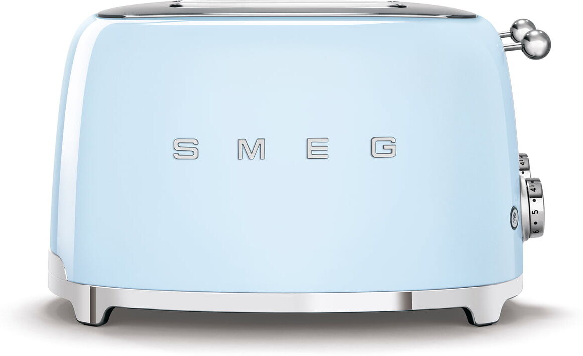 SMEG - 4-Scheiben Toaster TSF03, pastellblau