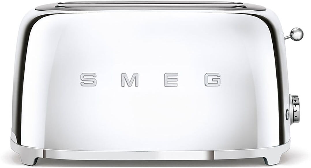 SMEG - 2-Schlitz Toaster TSF02, lang / Chrom