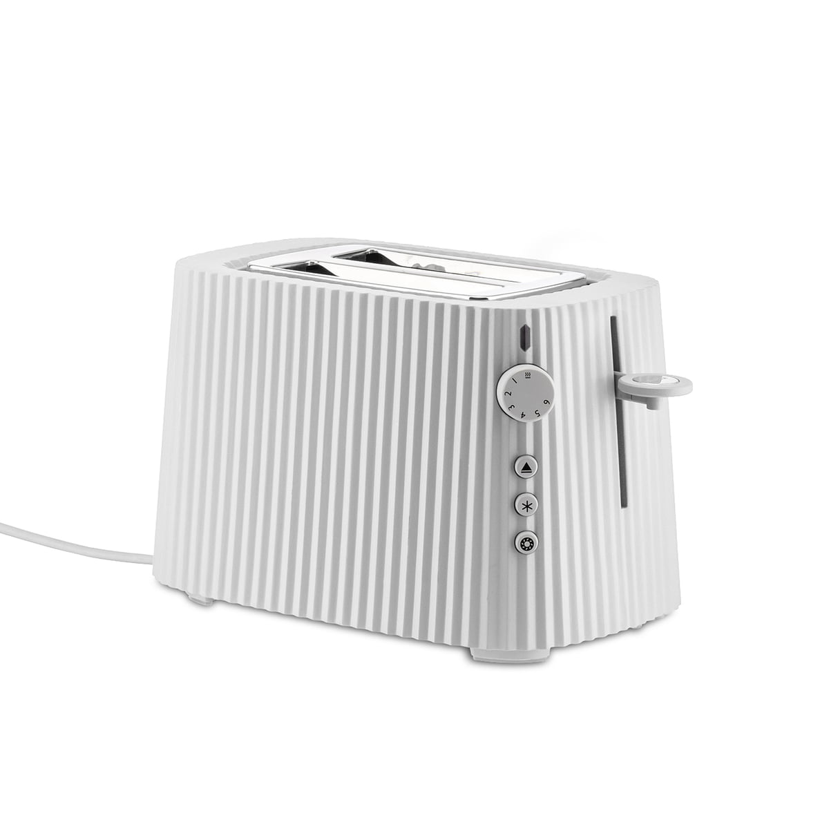 Alessi - Plissé Toaster, weiß