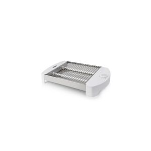 Tristar BR-2400 flad brødrister - rustfrit stål - hvid - plast - rustfrit stål - drejekontrol - 400 W - 232 x 200 mm - 948 g (BR-2400)