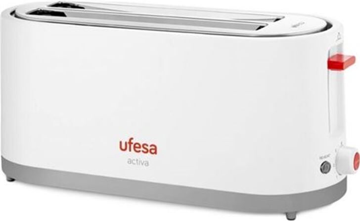 Ufesa 71304546 tostador tt7375 1400w 2 ranuras largas blanco