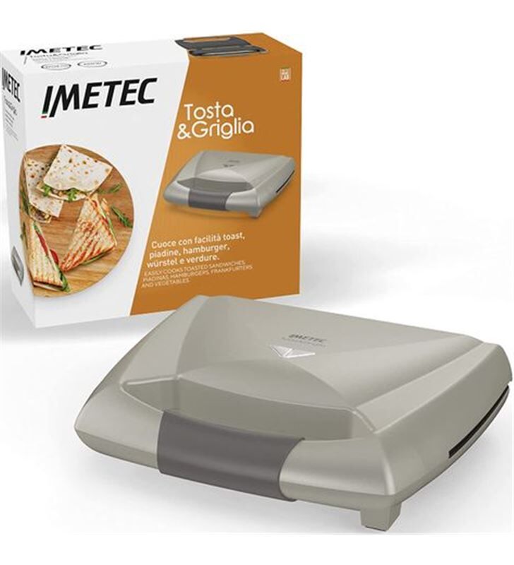 Imetec 7486 sandwichera maker tosta&griglia