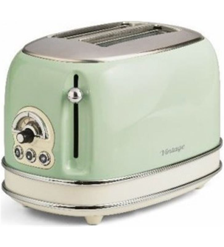 Ariete ar155/14 tostador 2 ranuras vintage verde 810w