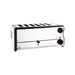 Rowlett rutland Grille Pain Professionnel 6 Fentes Blanc Esprit Acier inoxydable530 x210x200mm