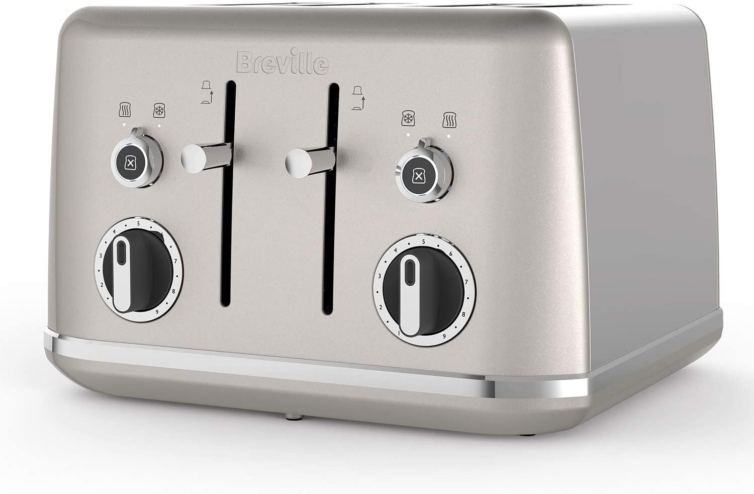 Breville VTT851 Lustra 4-Slice Toaster-Shimmer Cream