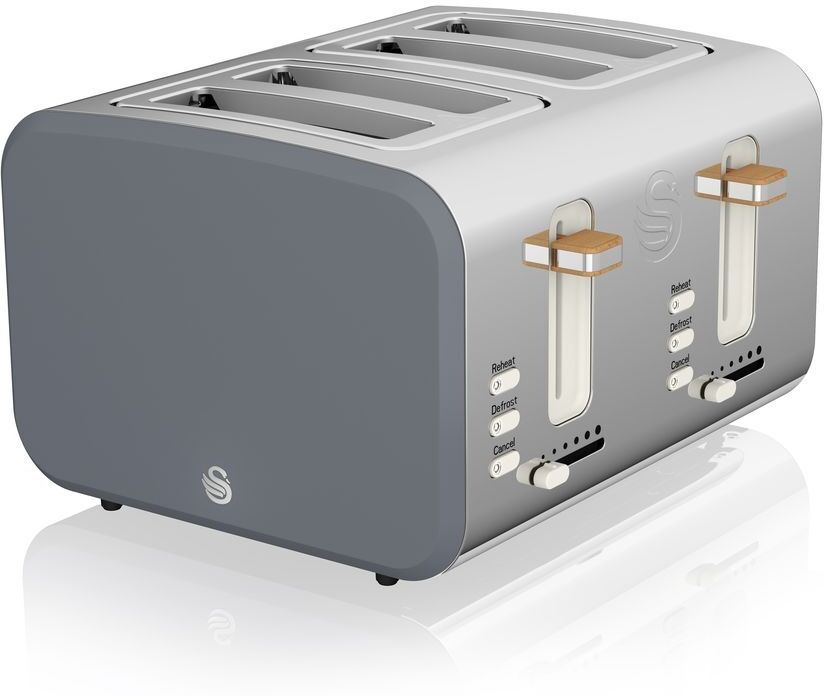 Swan ST14620GRYN 4 Slice Nordic Toaster Grey