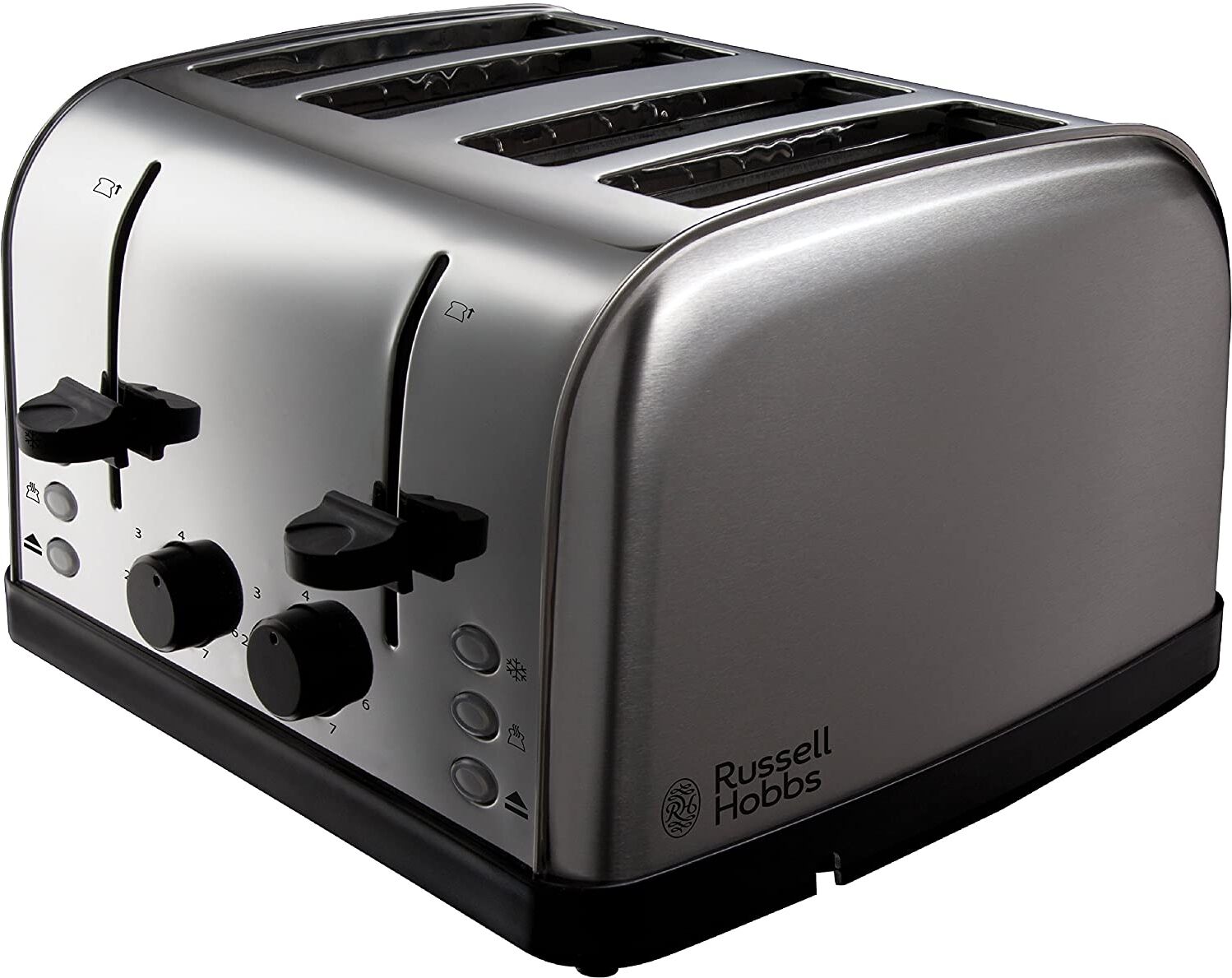 Russell Hobbs 18790 Futura 4 Slice Steel Toaster