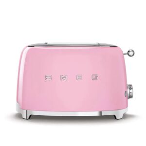 smeg tostapane 50's style – rosa lucido 2x2 – tsf01pkeu