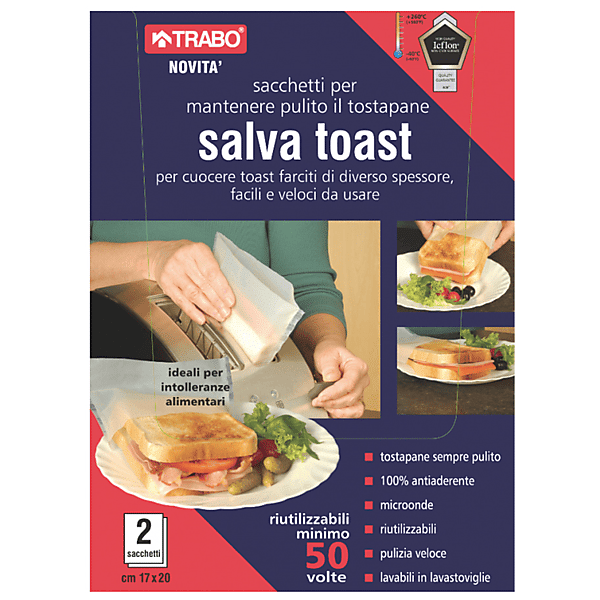 trabo sacchetti tostapane  salva toast