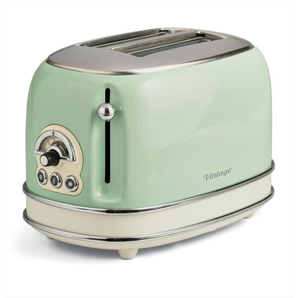 ariete 155 tostapane 2 fette con pinze vintage-verde