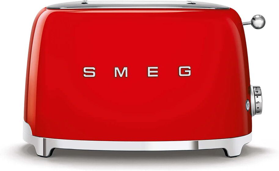 SMEG Tostapane 50's Style – Rosso LUCIDO 2x2 – TSF01RDEU