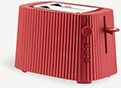 Alessi 'plissé' Toaster, Red, Eu Plug