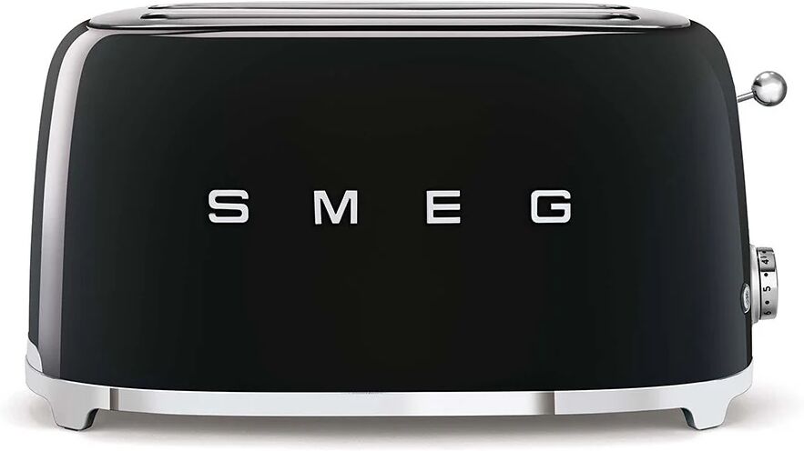 SMEG Tostapane 50's Style – Nero LUCIDO 2x4 – TSF02BLEU