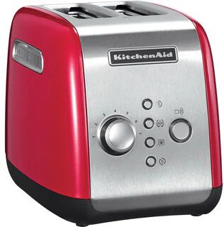 KitchenAid 5KMT221 2 fetta/e 1100 W Rosso, Acciaio inossidabile