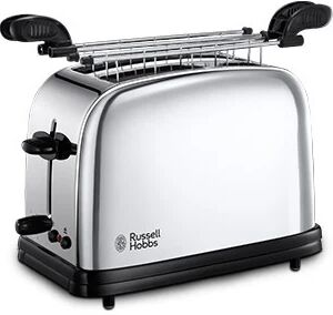 Russell Hobbs 23310-57 tostapane 2 fetta/e Nero, Argento