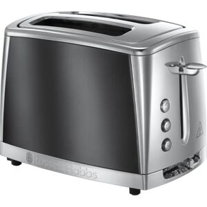 Russell Hobbs 23221 Luna Two Slice Toaster, 1500 W, Grey gray 19.1 H x 29.7 W x 15.2 D cm