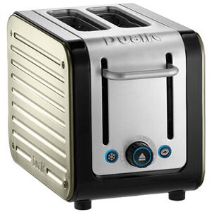 Dualit - Architect 2 Slot Black Body With Canvas White Panel Toaster