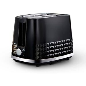 Solitaire 2 Slice Toaster Black - Tower