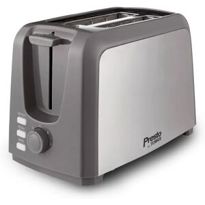 RKW Presto 2 Slice Brushed Stainless Steel Toaster