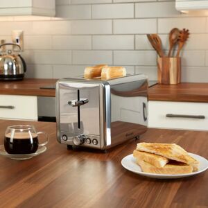 RKW Swan 2 Slice Polished Stainless Steel Toaster