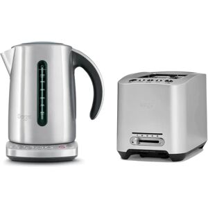 Sage Appliances Smart Kettle and 2 Slice Toaster Set - Stainless Steel