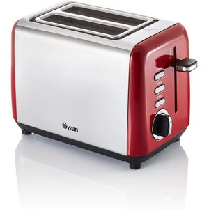 Photos - Toaster SWAN ST14015RN TownHouse 2 Slice  - Red 