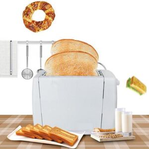 Deyishenghuo Non-stick Home 2 Slices Breakfast Wide Slot Bread Maker Automatic Quick Toaster
