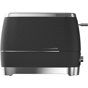 Beko Cosmopolis Toaster TAM8202G, Retro Granite Grey Design, Extra Wide Slot 2-Slice Toaster, Includes Defrost, Reheat And Cancel Functions