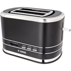 Judge JEA40 2-Slice Toaster, Easy Clean Removable Tray with Defrost and Reheat Buttons 800W - 2 Year Guarantee