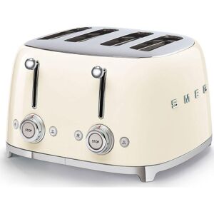 SMEG 50's Retro Style TSF03CRUK 4-Slice Toaster - Cream