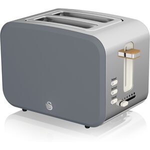 Swan 2 Slice Nordic Style Toaster - Grey