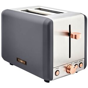 Tower Cavaletto Toaster 2 Slice Grey