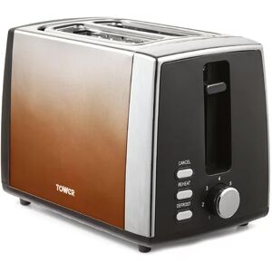 Tower T20038COP 2 Slice Infinity Ombre Toaster Copper