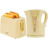 (Beige) Geepas 1.7L Kettle & Toaster Set 2 Slice Toaster