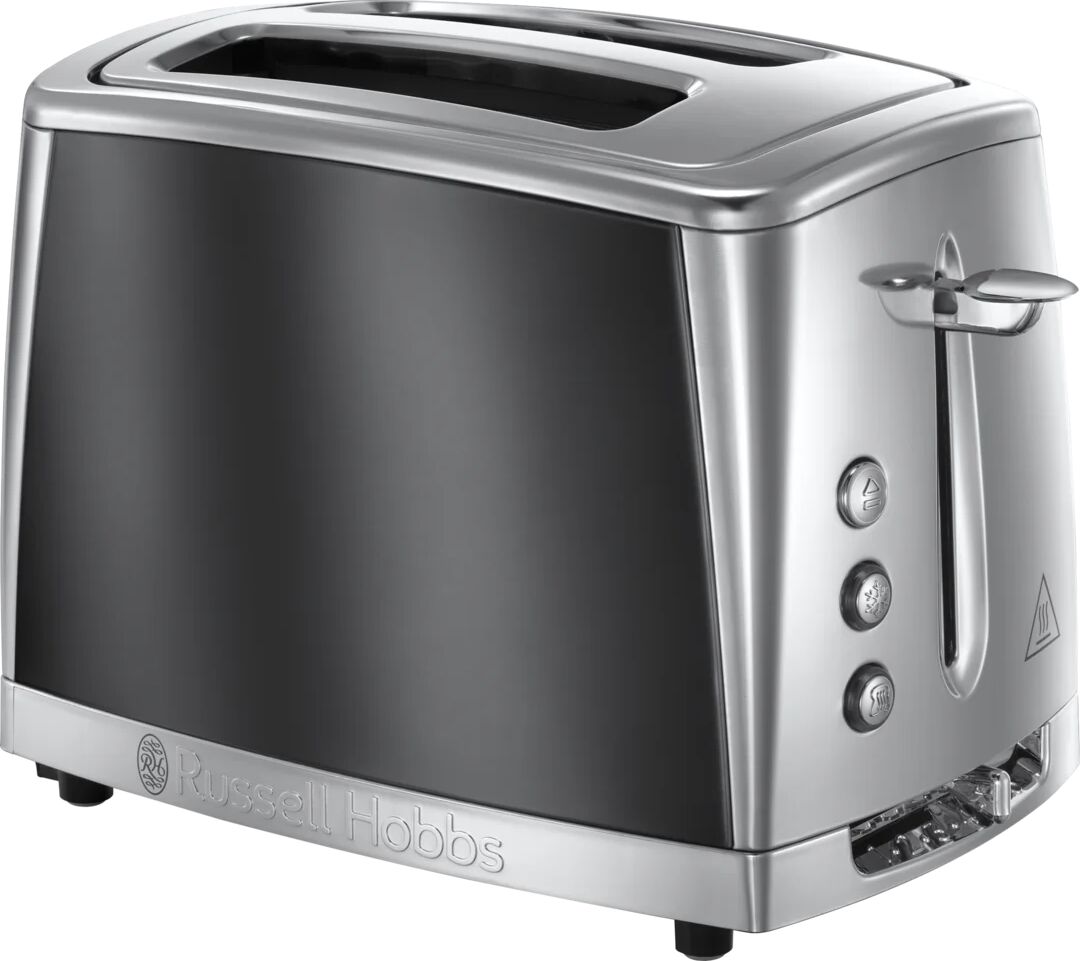 Russell Hobbs 23221 Luna Two Slice Toaster, 1500 W, Grey gray 19.1 H x 29.7 W x 15.2 D cm