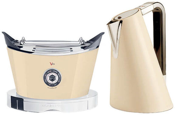 Vera Easy Kettle and Volo Toaster Set Cream - Bugatti