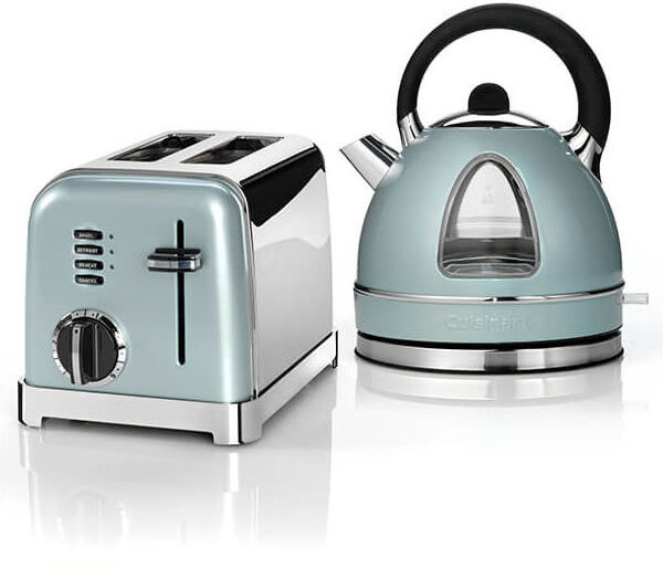 Style Light Pistachio Traditional Kettle & 2 Slice Toaster Breakfast Set - Cuisinart