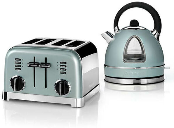 Style Light Pistachio Traditional Kettle & 4 Slice Toaster Breakfast Set - Cuisinart