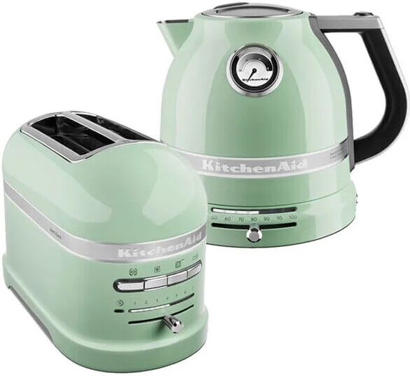 Artisan Pistachio 2 Slot Toaster and Kettle Set - Kitchenaid